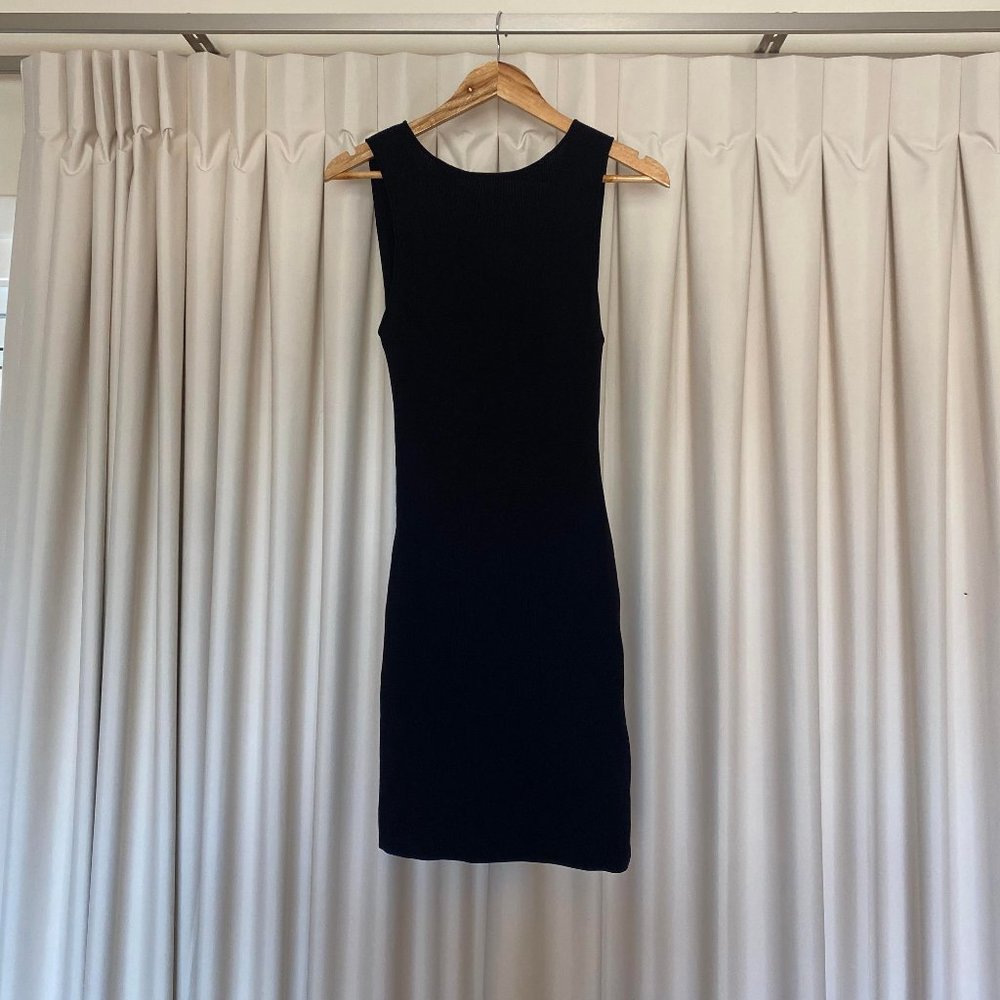 Bec & Bridge Sorbet Summer Mini Knit Dress - Black - Picture 4 of 5